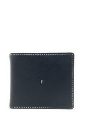Billetera tipo americana negro de hombre. Pielnoble PE320 Medidas: 11 cm de ancho por 9 cm de alto. Materiales: Piel de vacuno. Rejilla transparente de poliéster. Funda protectora de plástico. Características: Formato americano. Cierre en forma de libro. Un departamento desplegable. Contiene: Dos departamentos para billetes de 20.5 x 8.5 cm. Siete departamentos para tarjetas de crédito. Una funda protectora transparente, extraíble, para documento de identidad. Un departamento con rejilla transparente para documento de identidad o tarjetas de crédito, de 9 cm de ancho x 7.5 cm de alto. Un departamento con rejilla transparente para guardar fotos, documentos, una tarjeta, de 9.5 cm de ancho por 8 cm de alto. Dos departamentos porta-papeles. Marca de la casa grabada en silicona. Protector RFID